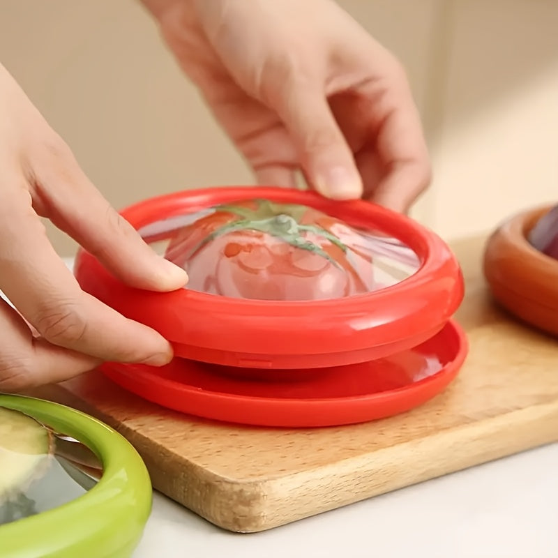 4pcs Set Large Capacity Silicone Storage Containers - Reusable Refrigerator Safe Containers for Fruits and Vegetables, Suitable for Onions, Lemons, Potatoes, and More, Keeps Food Fresh Longer
