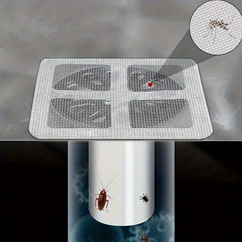 10/20/30/50pcs Disposable Shower Drain Hair Catcher Mesh Shower Drain Covers Floor Sink Strainer Filter Hair Stopper for Bathroom Kitchen