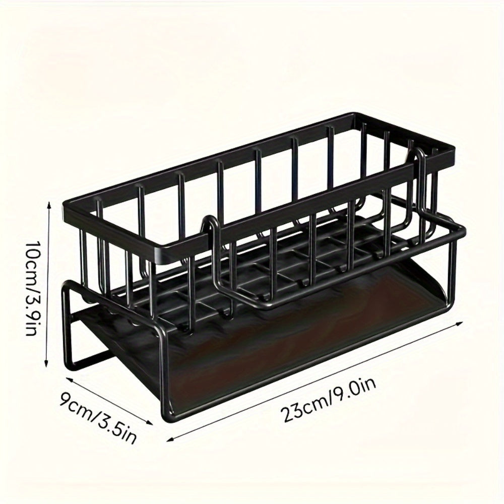 1pc Multifunctional Kitchen & Bathroom Sink Organizer, Multifunctional Drainage Rack New Multi-Layer ABS Material Rag Organizer for Outdoor Storage Boxes, Cabinets, Shelves, Buy Kitchen Supplies for Your Family