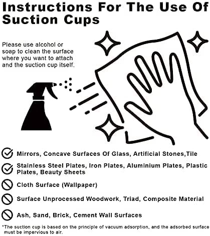 Kitchen Sink Suction Holder for Sponges, Scrubbers, Soap, Kitchen, Bathroom, 6" x 2.5" x 2.75", Aluminum (Black)
