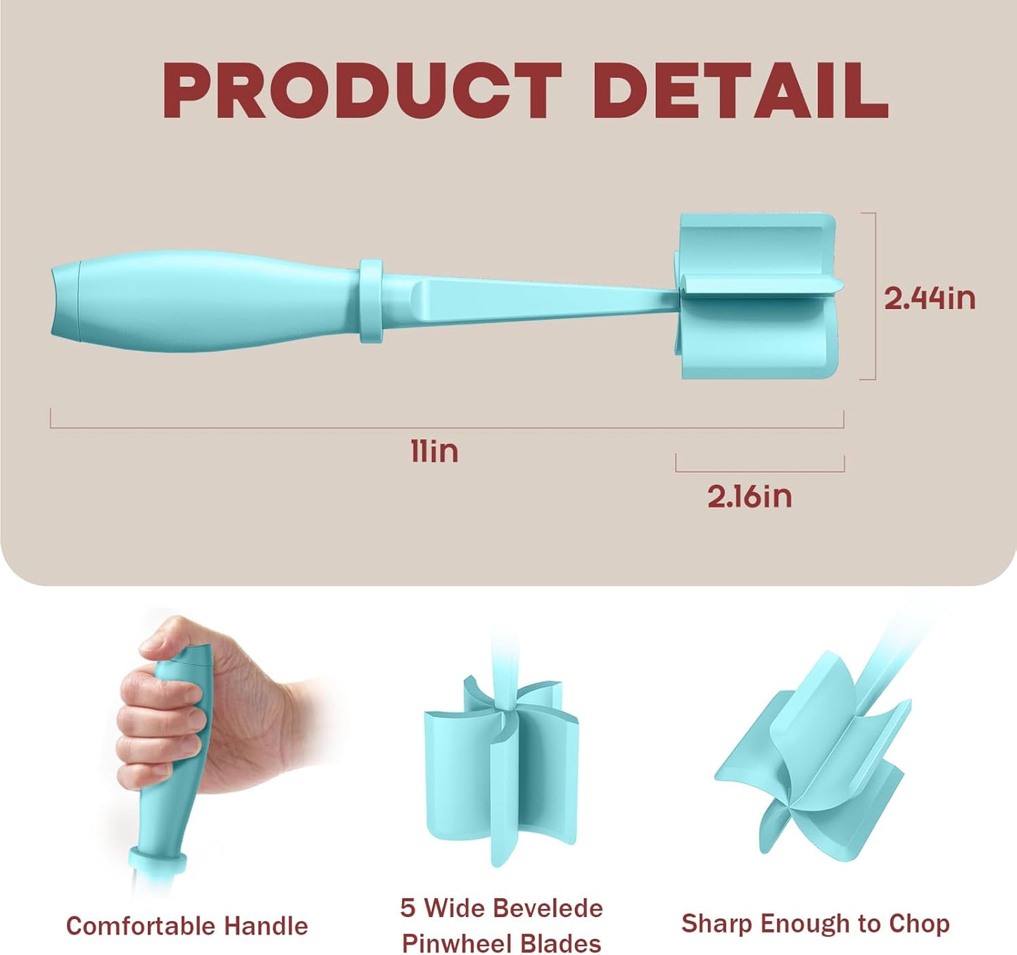 Meat Grinder, Hamburger Grinder, Masher and Burger Masher Premium Heat Resistant Burger Meat Grinder