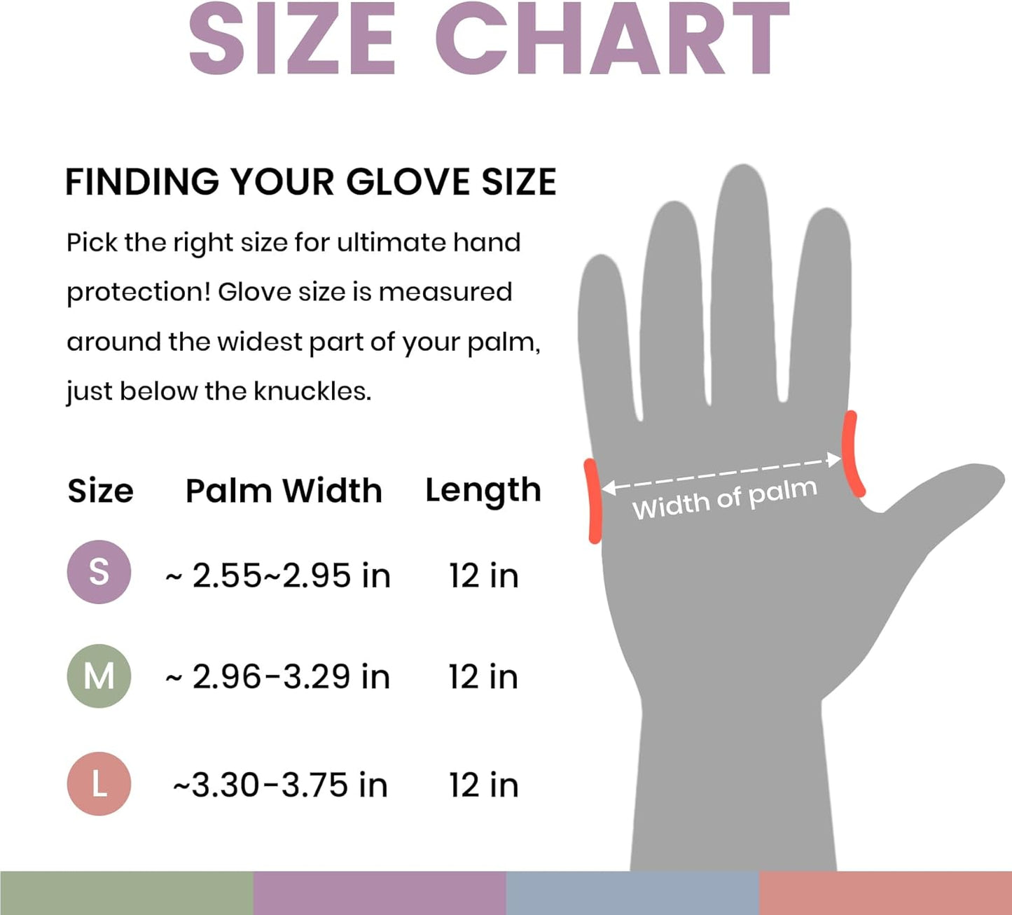 Rubber Cleaning Gloves for Dishwashing, 4 Pairs Reusable Kitchen Gloves for Washing Dishes and Household Cleaning, Colorful Dish Gloves with Flocked Lining and Non-Slip Grip, Pefect for Woman Men - M