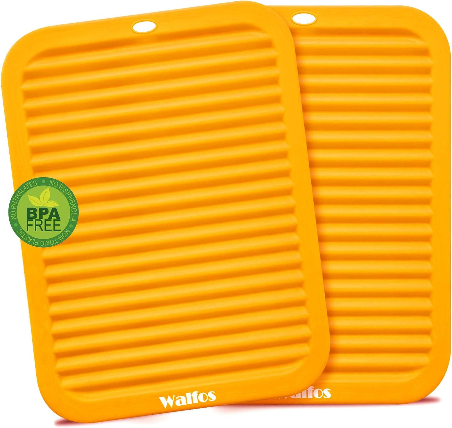Silicone Trivet Mats - 4 Heat Resistant Pot Holders, Multipurpose Non-Slip Hot Pads for Kitchen Potholders, Hot Dishers, Jar Opener, Spoon Holder, Food Grade Silicone & BPA Free (Black)
