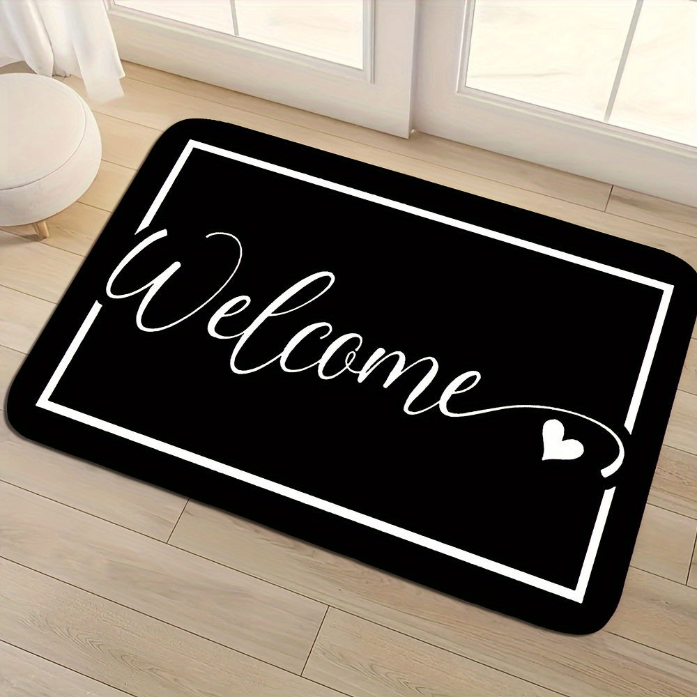 Black background with white letters, washable, suitable for home, office, commercial buildings, hotels, restaurants, cafes, shops and other scenes, perfect spring home decoration
