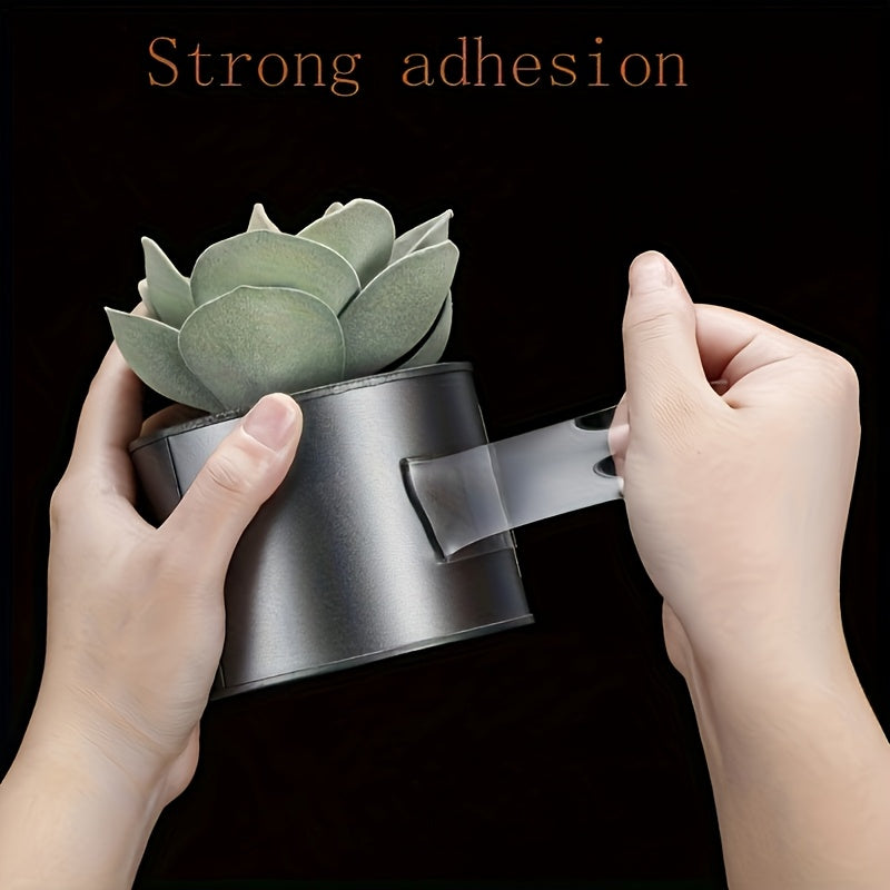 Super Strong Transparent Double-sided Tape - Reusable, Strong Adhesion, Suitable for Home, Kitchen, Office, Car, Bathroom And Household Items.