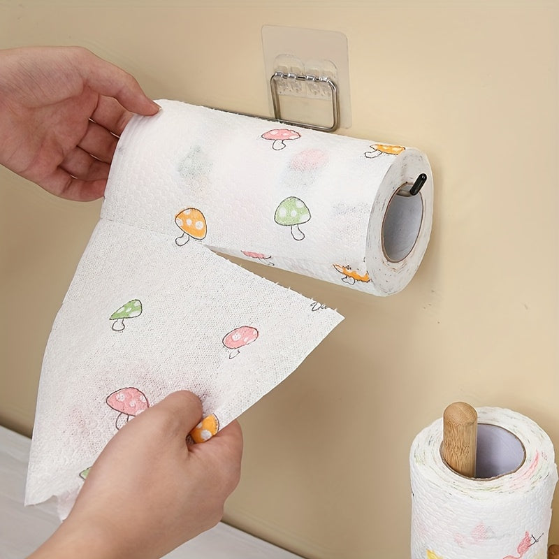 50/100/200/400pcs Disposable cleaning wipes - Non-woven PET fabric kitchen towels, random patterned, reusable household lazy cloth