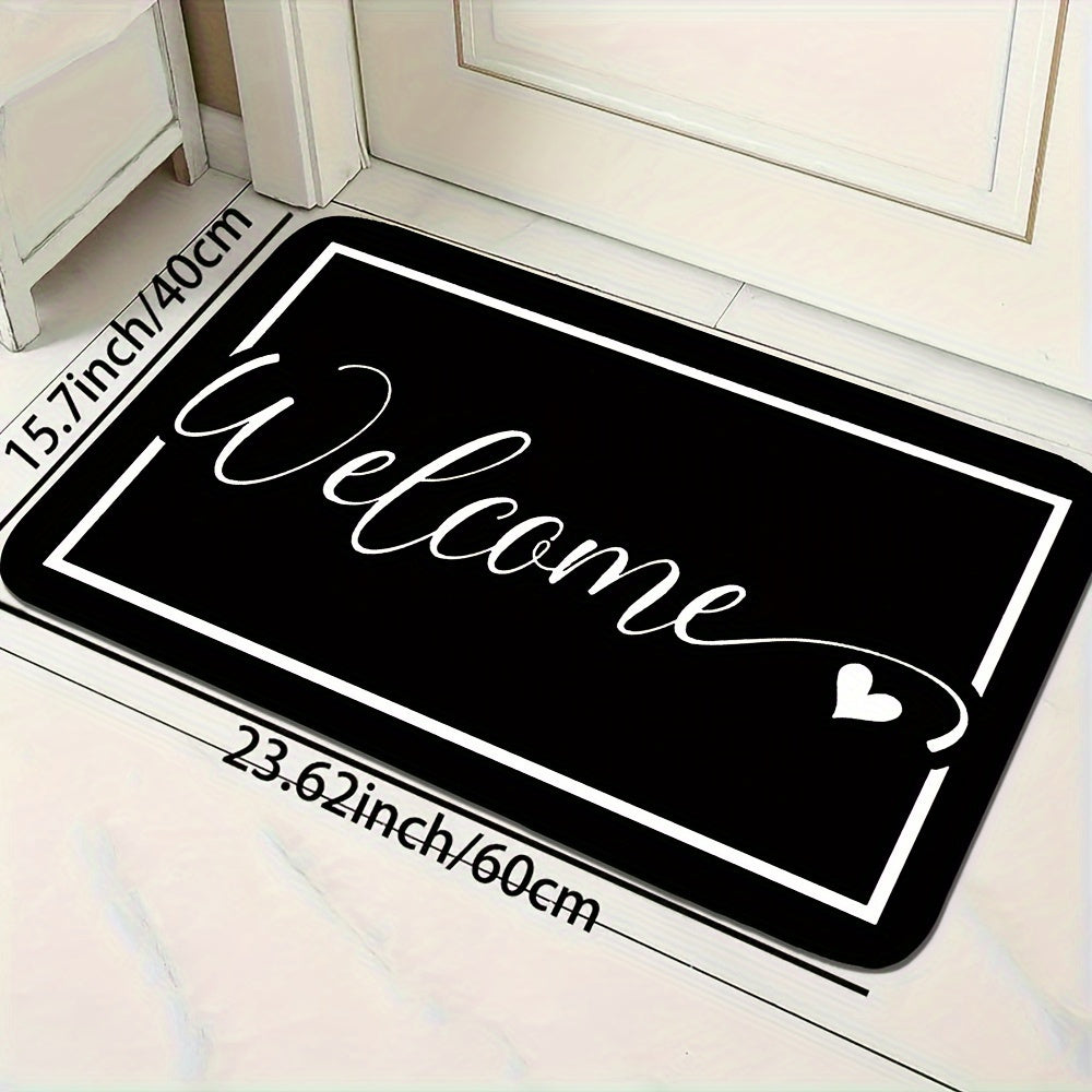 Black background with white letters, washable, suitable for home, office, commercial buildings, hotels, restaurants, cafes, shops and other scenes, perfect spring home decoration