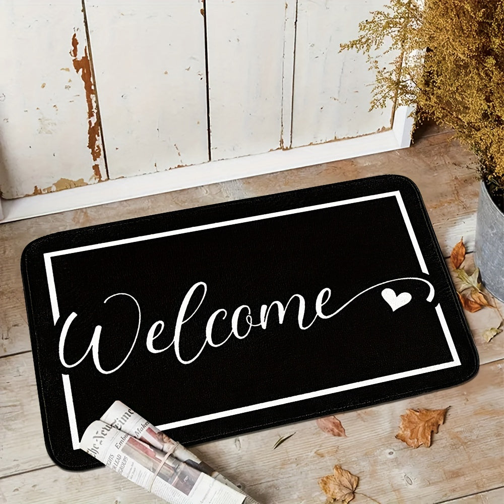 Black background with white letters, washable, suitable for home, office, commercial buildings, hotels, restaurants, cafes, shops and other scenes, perfect spring home decoration