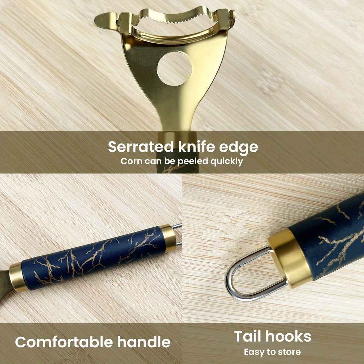 Stainless Steel Corn Peeler - Kitchen Corn Scraper Cutter, Corn Shelling Tool, Reusable Corn Cob Peeler with Thresher, Efficient Peeling, Durable Thresher, Fruit and Vegetable Tools Cooking Tools Kitchen Accessories