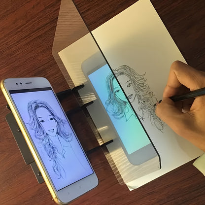 Creative Sketching And Painting Tool Kit with Projection Pad - Compatible with Mobile Phones And Tablets, Perfect for Artists And Enthusiasts