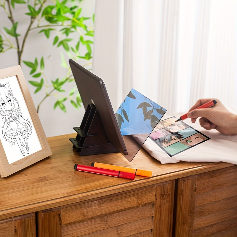 Creative Sketching And Painting Tool Kit with Projection Pad - Compatible with Mobile Phones And Tablets, Perfect for Artists And Enthusiasts