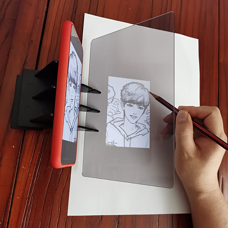 Creative Sketching And Painting Tool Kit with Projection Pad - Compatible with Mobile Phones And Tablets, Perfect for Artists And Enthusiasts