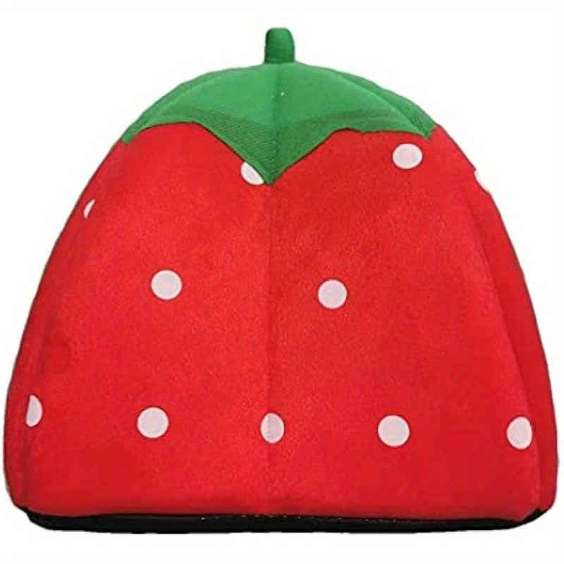 New Fashionable Strawberry Pet Bed for Small Animals - Guinea Pig Rabbit Bunny Hamster Kitten 10 inch